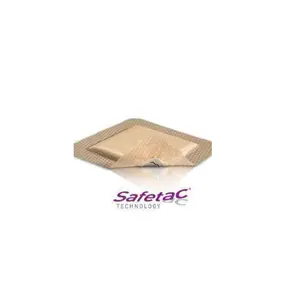 Molnlycke Safetec技术泡沫敷料4 “x4” (10x10cm) -5包