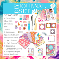 Kit de Journal Créatif Fait Maison pour Filles, Cadeau Loisirs Créatifs pour Enfants de 3-10 Ans