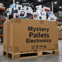 Pallets mystères assortis d'électronique : téléphones portables, ordinateurs portables, écouteurs sans fil, montres connectées – Stock en gros pour boutique en ligne