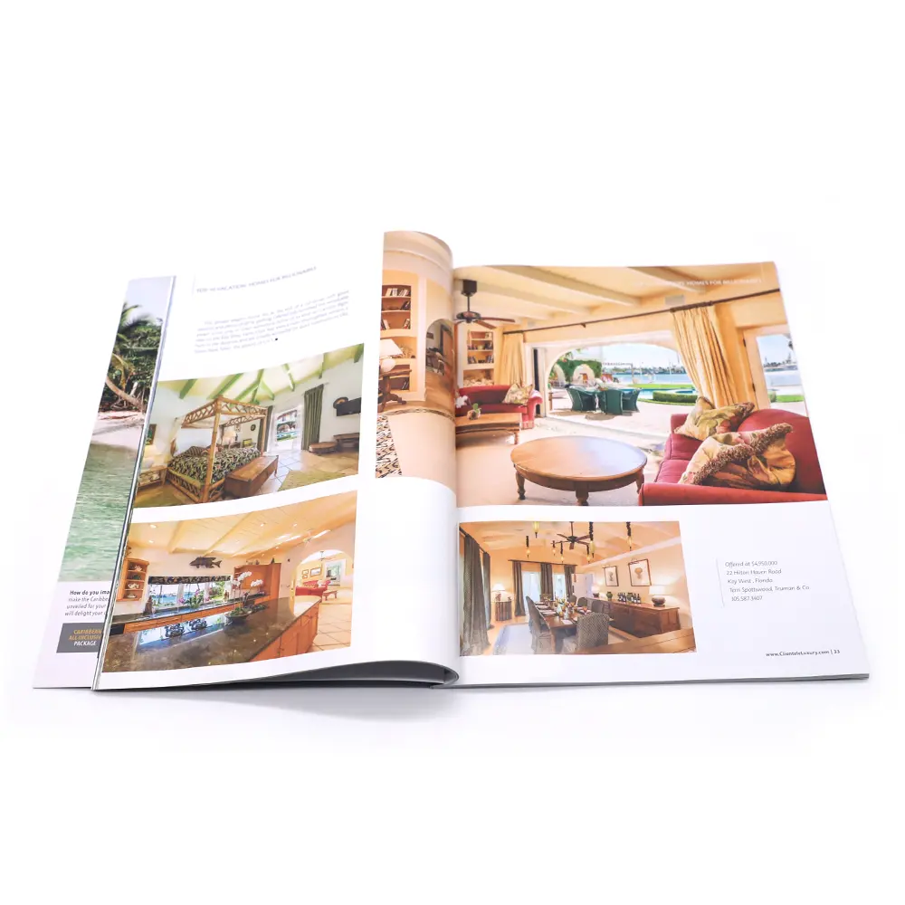 Manufacturer high quality booklet print custom magazine catalog brochure leaflet flyer printing