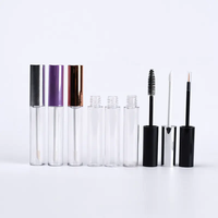 Tubes à gloss personnalisés vides avec logo sur mesure, 2,5 ml, carrés, transparents, à paroi épaisse, contenants pour gloss