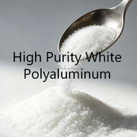 Chlorure de polyaluminium blanc de haute pureté, poudre légère pour une dissolution facile dans l'eau