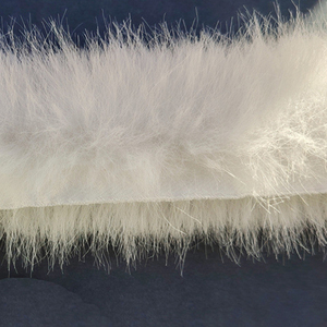 Matériau tendance en fausse fourrure de renard fabriqué à partir de fibres de polyester écologiques pour les marques de mode durables - Product Image 4