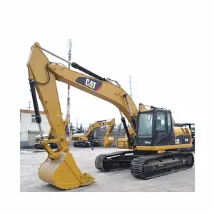 Kullanılan caterpillar 323 323d 323dl paletli ekskavatör 23Ton ikinci el kedi 323 serisi kazıcı