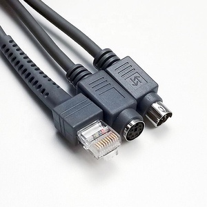 SOTESIN CBA-K01-S07PAR 2M Máy Quét Mã Vạch Cáp Dữ Liệu Bàn Phím PS2 Cho Zebra Motorola Symbol 2208 DS4208 DS8108 KBW Cáp - Product Image 3