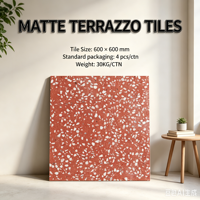 Table de café en terrazzo post-moderne durable et écologique, idéale pour les hôtels, les sols intérieurs et les meubles de salon – Offre spéciale