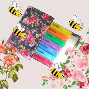 थोक पु चमड़े की साप्ताहिक गोली बॉक्स नमी-प्रमाण के लिए दैनिक दवा - Product Image 1