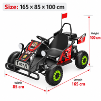 Kart électrique tout-terrain haute performance 60V 20Ah avec frein à disque hydraulique et suspension indépendante pour piste de terre