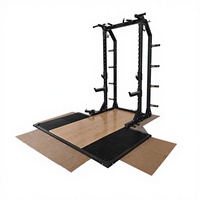 Plataforma de Pesas para Sentadillas con Barra para Gimnasio Comercial, Equipo de Entrenamiento de Fuerza y Fitness