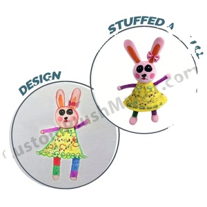 CustomPlashMaker Com Toyseei - Peluche personnalisée pour enfants, poupée en peluche douce sur commande, jouet en peluche personnalisé pour garçons inspiré par un dessin - Product Image 1