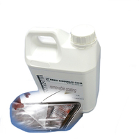 Peinture de revêtement pelable à base d'eau liquide transparente de haute qualité et à haute brillance pour la protection du verre / du métal / des fenêtres (PU-206)