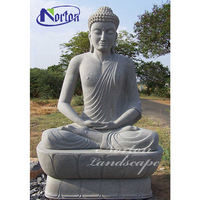 Statue de bouddha en marbre, Statue Feng Shui personnalisée, taille de vie, siège, vente en gros,