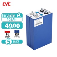 Baterai EVE 3.2V 105ah Lifepo4 Lithium Iron Phosphate untuk Penyimpanan Energi Rumah Tangga Gratis Ongkir