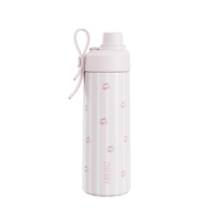 Termo de Viaje de Acero Inoxidable, Aislado al Vacío, Ecológico, Portátil, de 21 oz, a Prueba de Fugas, para Adultos y Niños, para Camping