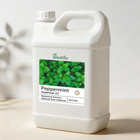 Huile Essentielle de Menthe Poivrée en Gros, Fournisseur d'Usine, Huile Aromatique Naturelle pour Diffuseur, Massage, Fabrication de Savon et Bougies, OEM Disponible