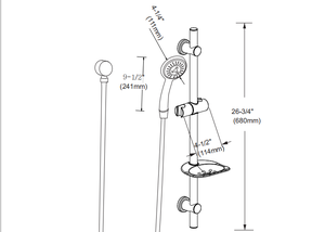 Estante <span class=keywords><strong>de</strong></span> <span class=keywords><strong>Ducha</strong></span> <span class=keywords><strong>de</strong></span> Baño <span class=keywords><strong>de</strong></span> un Solo Nivel con Placa Cromada, Marca Haijun, <span class=keywords><strong>Precios</strong></span> Económicos, Estilo Moderno y Contemporáneo, Estante Esquinero T2, 5 Años <span class=keywords><strong>de</strong></span> Garantía - Product Image 2
