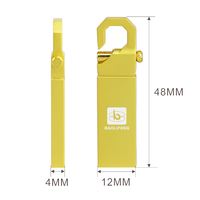 Memoria USB Metálica con Gancho, Precio de Fábrica, Personalizable, 1G 2G 4G 8G 16G 32GB 64GB