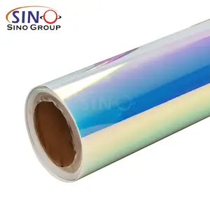 Vinylleveranciers 1.22X50M Pvc-Materiaal Orakaal 651 Lichtgevend Regenboog Permanent Vinyl