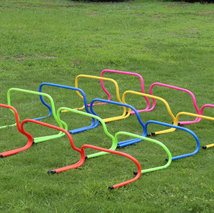 Haies d'agilité à vitesse réglable Mini haies gonflables pour l'entraînement pour IAFF et autres entraînements sportifs - Product Image 1