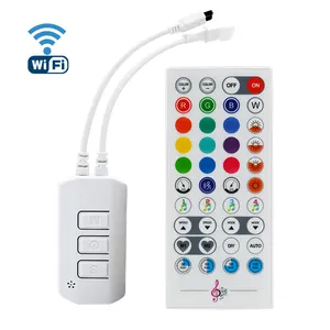 Latest DC 5V 24V 40Keys RGBIC Wifi Smart App Control Remote WS2811 2812 Led Strip Remote Control