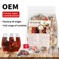 Biji Cassia krisan lima harta karun biji merah Barley Gorgon sepuluh-harta Karun teh Plum asam rasa Ginseng dikemas dalam tas