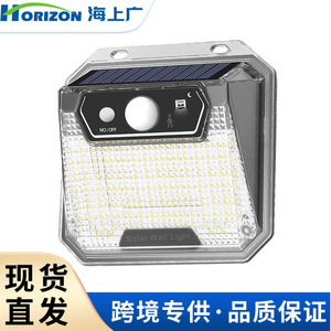 Solar Wall Lamp Outdoor <b>LED</b> Waterproof Human Body Induction Garden Courtyard <b>Light</b> 20 Degree Beam Angle HSG-T21 - Product Image 4