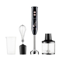 Mixeur plongeant électrique Sokany 600 W 800 W 1200 W 4 en 1 avec lumière LED bleue haute puissance, hachoir à viande