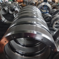 Ensemble de rouleaux de moule annulaire Yemmak900 pour moulin à granulés de bois, moule personnalisé avec moteur et engrenage, matériau X46Cr13, granulés de combustible biomasse