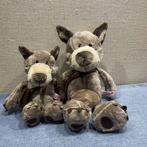 Peluche mignonne petit loup Woody, grand loup méchant, sac à dos couple, jouet peluche loup - Product Image 3