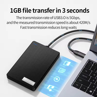 Disque dur mobile transfrontalier 1 To haute vitesse USB 3.0, disque dur mobile tout-en-un 2 To, disque dur externe pour téléphone portable et bureau privé