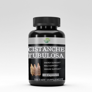Complément alimentaire à base de plantes ODM/OEM, extrait de Cistanche en capsule, capsules de Cistanche biologique pour la santé masculine - Product Image 1