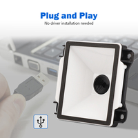 Lecteur de codes QR à montage fixe en gros, module de scanner de codes-barres 1D 2D intégré pour kiosque et distributeur automatique