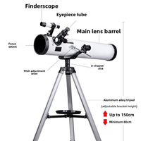 Top Optical Large Aperture Telescope Astronomy Teaching Instrument
