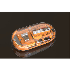 เมาส์ไร้สาย OEM แบบ Dual Mode 2.4G และ Bluetooth 5 ปุ่ม 5 โหมด ความละเอียด 800/1600 DPI ชาร์จไฟได้ พกพาสะดวก สำหรับแล็ปท็อป พีซี และ <span class=keywords><strong>Mac</strong></span> - Product Image 4