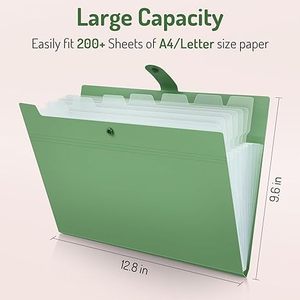 Letter Size 8 Pocket Expanding <strong>File</strong> Organizer Portable Accordion <strong>Folder</strong> <strong>Cute</strong> Document Organizer for School Office Work Supplies