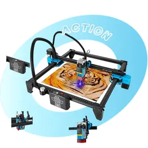 TTS-55 CNC Portable Mini Cokoaia Engraving Grabadora Lazer Printer Metal Co2 Galvo Wood Cutting Laser Marking Machine