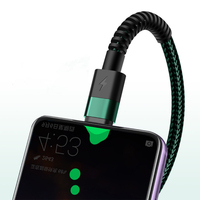 Câble de données tressé Câbles de chargeur Micro/Type C USB3.0 Transfert de données Câbles de téléphone à charge rapide