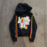 Ensemble de survêtement thermique à capuche personnalisé pour homme, 100 % coton épais, coupe oversize, vêtements de sport d'hiver, streetwear délavé