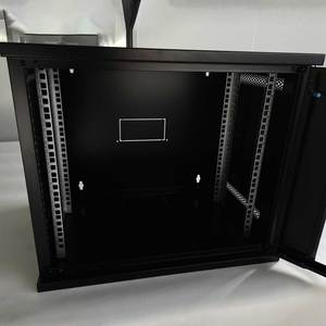 Armoire réseau à porte vitrée 4U/6U/9U/12U, rack de <span class=keywords><strong>serveur</strong></span> <span class=keywords><strong>19</strong></span> <span class=keywords><strong>pouces</strong></span>, montage mural, armoire réseau de données - Product Image 4