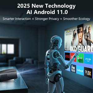 Thông Minh Android 11 Wifi Máy Chiếu Kỹ Thuật Số Không Dây Điện Thoại Di Động Máy Chiếu Cho Video Thuyết Trình Thiết Bị Thông Minh - Product Image 4