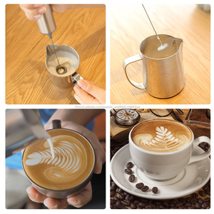 À Piles mélangeur de café <span class=keywords><strong>nespresso</strong></span> <span class=keywords><strong>mousseur</strong></span> à lait avec ressort unique fouet tête - Product Image 6