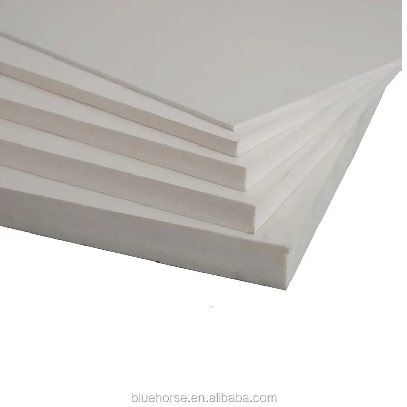 Produsen Cina biasanya ukuran 4x8 kepadatan tinggi tahan air PVC papan busa produsen