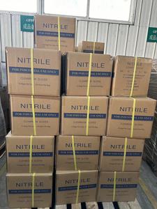 4 مل 9 بوصة ، فحص معملي بطول البحيرة شاشة لمس زرقاء ، قفازات نيتريل لغرف التنظيف مجانًا - Product Image 6