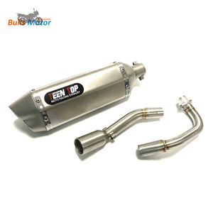 Système d'échappement complet moteur 304SUS pour moteur <span class=keywords><strong>Piaggo</strong></span> <span class=keywords><strong>Zip</strong></span> 2000 4t 2 soupapes Vespa Lx50/S/Primavera/Sprint 4t tuyau de silencieux d'échappement - Product Image 4