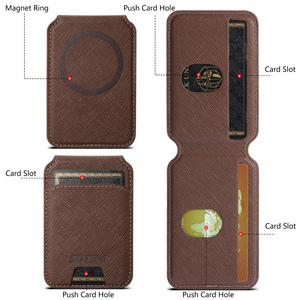 Funda <span class=keywords><strong>de</strong></span> Teléfono Tipo Cartera <span class=keywords><strong>de</strong></span> Cuero Sintético <span class=keywords><strong>de</strong></span> Lujo SUTENI con Ranuras <span class=keywords><strong>para</strong></span> Tarjetas <span class=keywords><strong>de</strong></span> Identificación, Tapa Magnética y Bolsillo <span class=keywords><strong>de</strong></span> Almacenamiento - Product Image 4