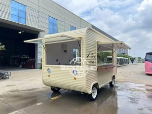 Custom Stainless Steel Crepe Pizza Burger Ice Cream Mobile Fast Food <b>Van</b> Coffee Cart BBQ Food Trailer - Product Image 6