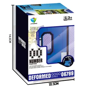 Dmg dijital sayılar ulaşım mektubu tankı deformasyon aksiyon figürleri dönüşüm Robot oyuncaklar çocuk hediye için - Product Image 6