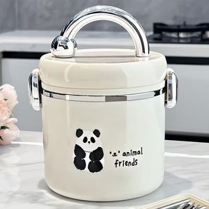 Insulated <b>lunch</b> <b>box</b> made of 304 stainless steel, microwave-safe for office workers, students, and children. Suitable for - Product Image 1