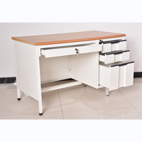 Meubles de bureau à domicile de qualité grade Table en métal Bureau d'ordinateur en acier pour le personnel étudiant
