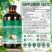 Complément Liquide Herbal Amertume de Corossol à Marque Blanche OEM pour le Bien-être Digestif – Formule Végétale